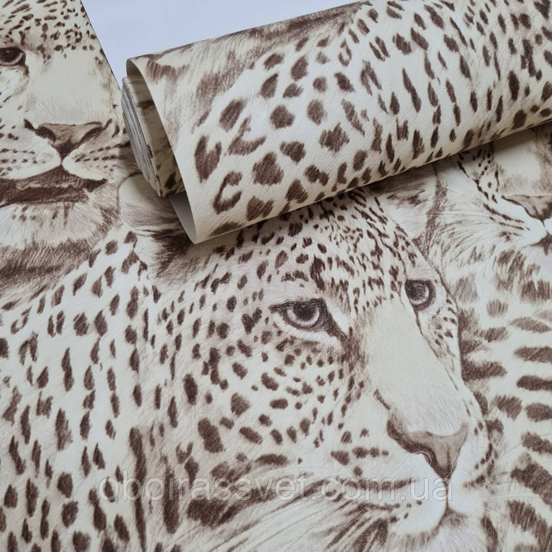 Шпалери Леопард 292013 вініл гарячого тиснення на флізеліновій основі, довжина 10 м ширина 1.06 м