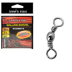 Вертлюг нікель "Black" №10 16кг 10шт/наб 20наб/уп