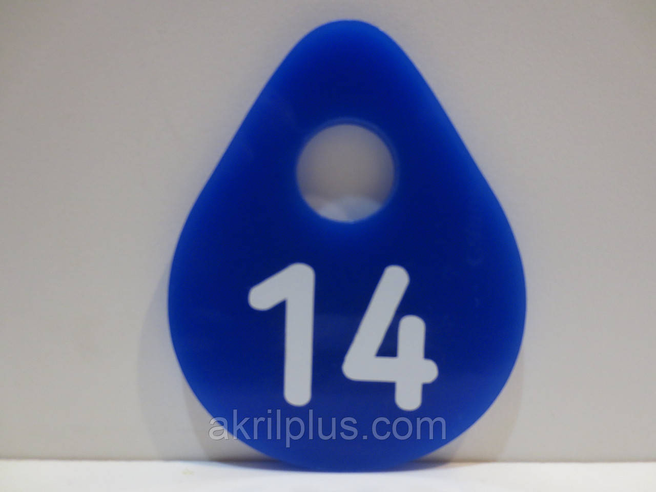 Брелки для ключів 60*45 мм сині, фото 1