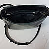 Сумка жіноча "Дельта" натуральна шкіра,чорна матова, фото 5