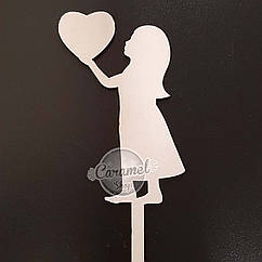 Топер на торт Силует