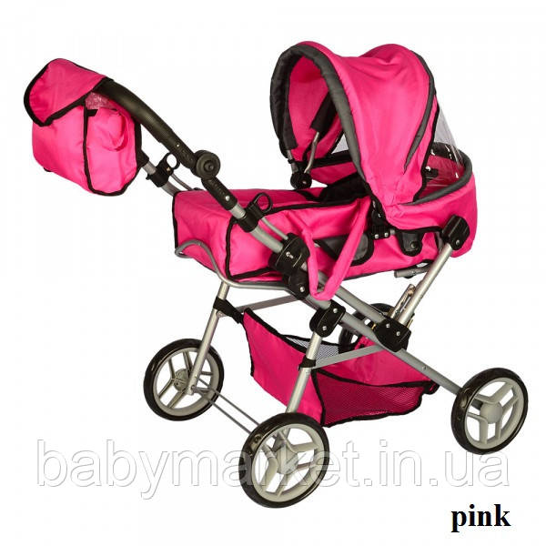 Коляска для ляльок Melogo 9368/017 (pink)