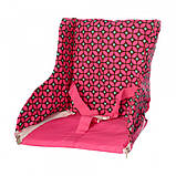 Коляска для ляльок Melogo 9337E-T/005 (pink/brown), фото 4