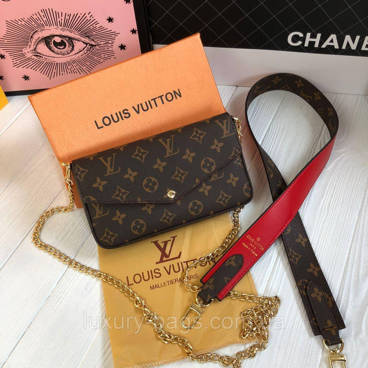Жіноча мінісумка клатч Louis Vuitton