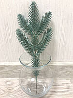 Гілка штучної голубої ялинки . Штучна хвойна гілка ( голуба 30 см ), фото 7