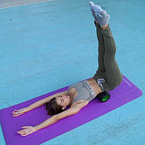 Килимок для йоги Power System Fitness Yoga ФІОЛЕТОВИЙ | Фітнес килимок | Килимок для заняття спортом, фото 2