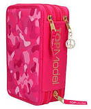 ТОР Model пенал з наповненням Friends Christy & Candy ( Потрійний пенал з наповненням Топ Модел Друзі рожевий), фото 3