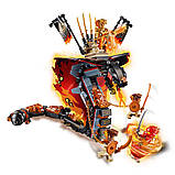 LEGO 70674 NINJAGO Вогняне гкло ( Конструктор ЛЕГО Нінзя Клик Вогня, Вогняний кинджал), фото 4