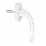 Ручка на пластикове вікно або двері Window Handle металева біла універсальна для всіх фурнітури, фото 5