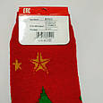 Ангорові махрові вовняні шкарпетки в стилі Новий Рік ялинка 37-41, фото 2