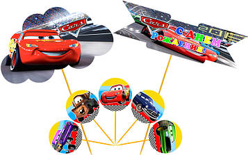 "Тачки" - Топпери+Хмара і Прапор, Укр