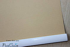 Рулонні штори тканина блекаут Umbra latte (Умбра Лате) з фіксацією