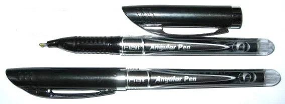 Ручка кулькова Flair "Angular" (для лівші) чорна 12уп,144бл