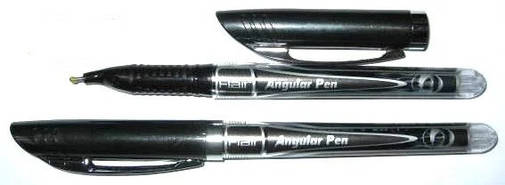 Ручка кулькова Flair "Angular" (для лівші) чорна 12уп,144бл, фото 2