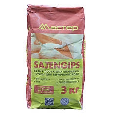 Шпаклівка Мастер Satengips 3кг