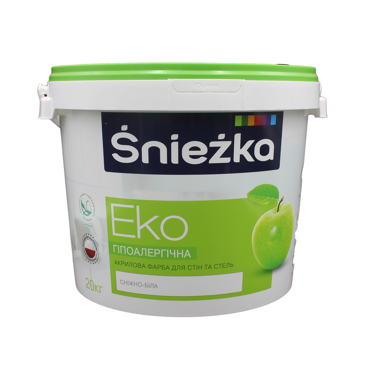 Фарба Sniezka ВЕ Eko сніжнобіла 20кг (15л), фото 1