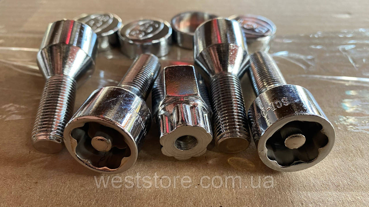 Болти коліс (секретки) Ваз 2101,2103,2105,2106,2107 2108 2109 2110 SCT, фото 1
