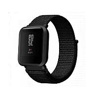 Ремешок для часов Nylon loop bracelet Universal, 20 мм. Black, фото 3