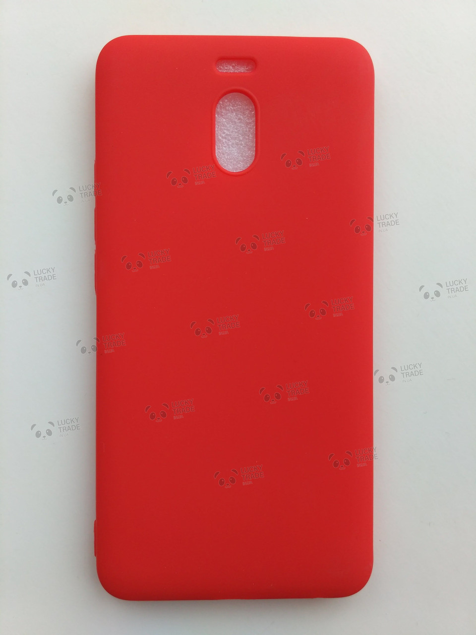 Силіконовий матовий чохол Meizu M6 Note бампер накладка Червоний 1523P, фото 1