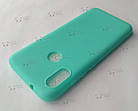 Силіконовий чохол Xiaomi Mi 8 Lite матовий бампер накладка М'ятний 1847P, фото 3