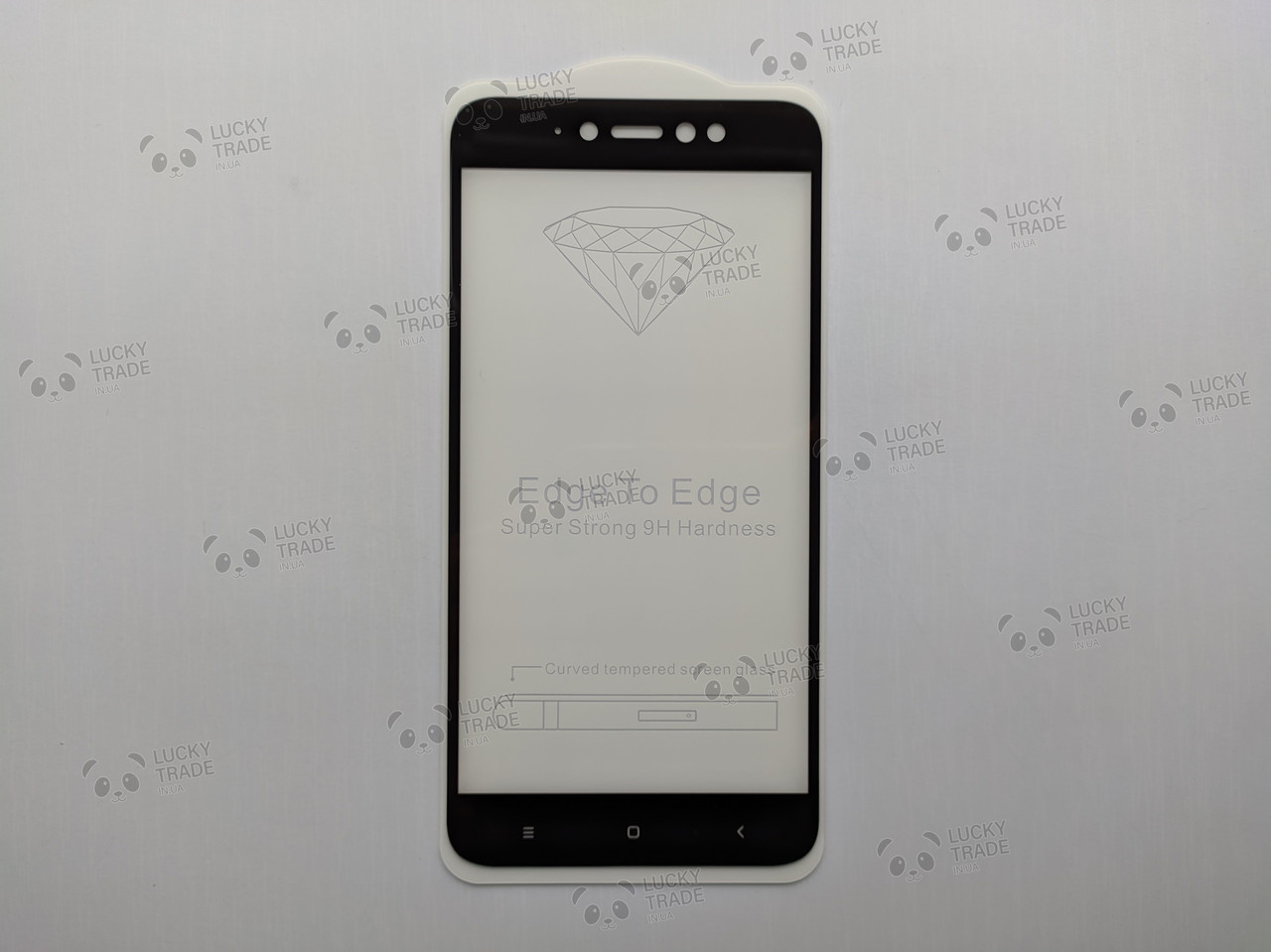 Захисне скло Full Glue Cover Xiaomi Redmi Note 5A Prime / Y1 Чорний [1613]
