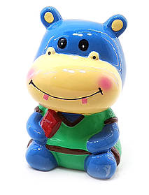 Керамічна скарбничка "Бегемот" (12х9х8,5 см)D