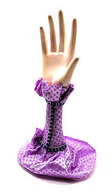 Підставка під біжутерію "Рука" бузкова (19,5х5,5х3,5 см)