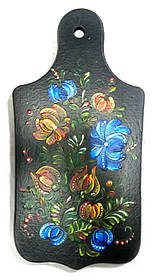Дошка обробна "Чорна", прямокутна, розписано вручну (15,5х31х1,5 см)