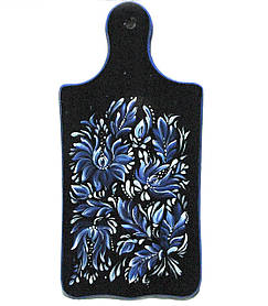 Дошка обробна "Чорна", розписано вручну (36,5х17х1,5 см)