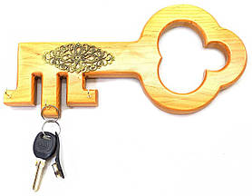 Ключниця "Ключик" дерев'яна (27х12х2 см)B