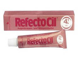 RefectoCil - Фарба для брів і вій №4.1(червоний) + мікро-браш + ложка для фарби