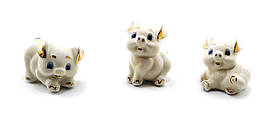 Порцелянові Свинки позолочені (5х4х4 см)