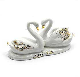 Статуетка Лебеді пара C фарфор (13х7х4,5 см)