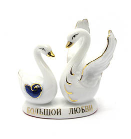 Статуетка Лебеді пара F фарфор (7,5х6,5х3,5 см)