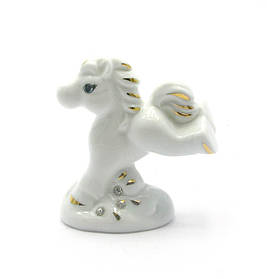 Статуетка Коня фарфор (7х6,5х3,5 см) біла