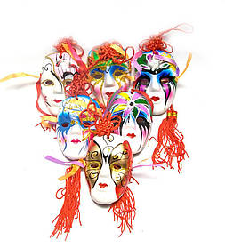 Маска керамічна з пензликом (9 см)