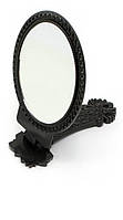 Зеркальце раскладное косметическое черное (9,5х8х1,5 см)