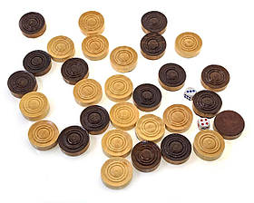 Фішки для нард з кістками (d-2.7 см) A