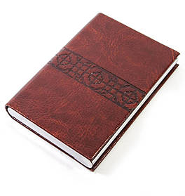 Візитниця коричнева з магнітним замком (9,5х6,5х1,5 см)