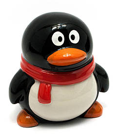 Керамічна скарбничка "Пінгвін" (10х8,5х8,5 см)