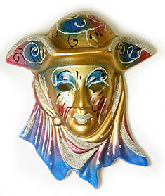 Маска керамічна "Венеція" різнобарвна (12,5х11х5 см)