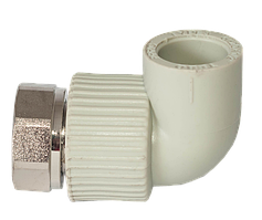 Куточки поліпропіленові з накидною гайкою