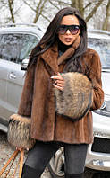 Норковая шуба Saga Furs Италия новая коллекция, хит сезона,