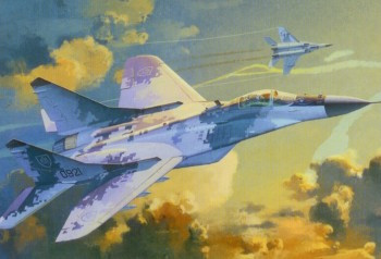 Пластикова модель 1/48 Academy 12227 МіГ-29АС Радянський винищувач Slovak Air Forse