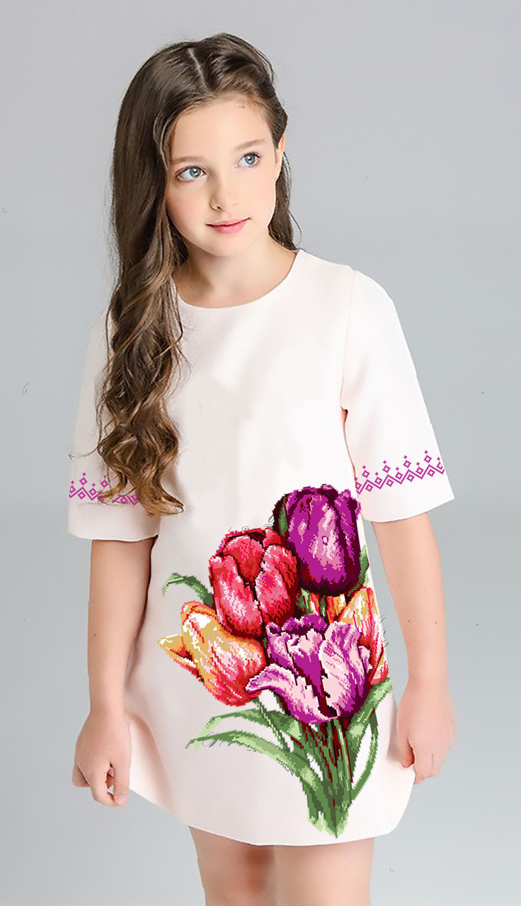 Заготовка для дитячого плаття №110, фото 1