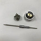 Змінний комплект форсунки для краскопультів H-921-MINI, діаметр 1,2 мм AUARITA NS-H-921-MINI-1.2, фото 3