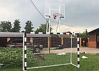 Ворота для мини футбола и гандбола с баскетбольным щитом SS00410