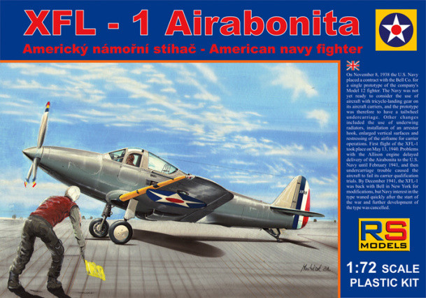 Пластикова модель 1/72 RS models 92074 Американський винищувач XFL-1 Airabonita