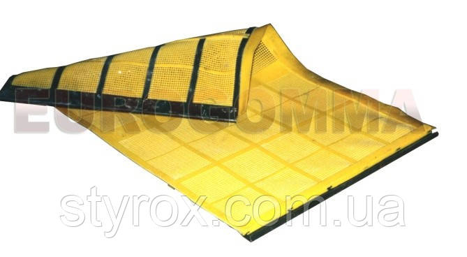 Stretch screens made of polyurethane