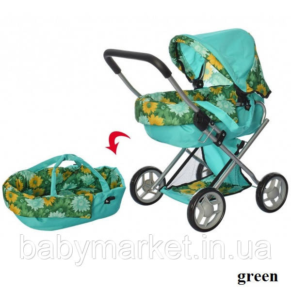 Коляска для ляльок Melogo 9369/82100 (green)